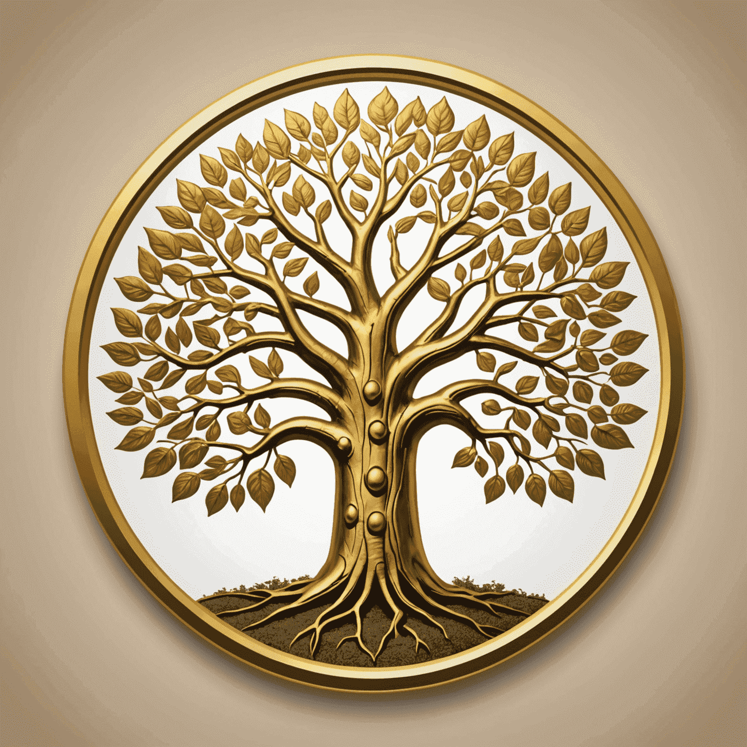 GeneraWealth SA logo featuring a stylized baobab tree with golden leaves, symbolizing growth and prosperity in South Africa