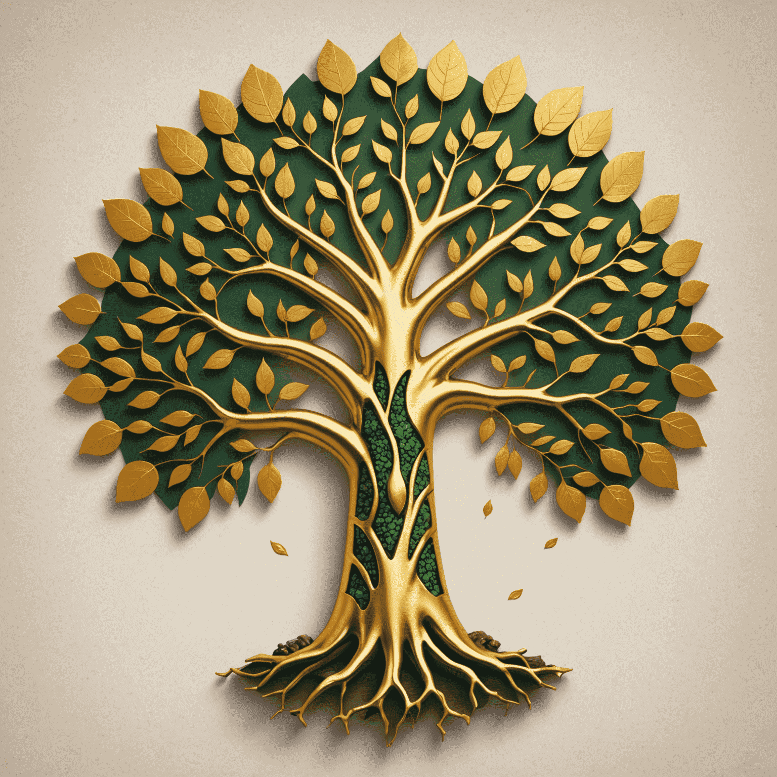 GeneraWealth SA logo featuring a stylized baobab tree with golden leaves, symbolizing growth and prosperity in South Africa