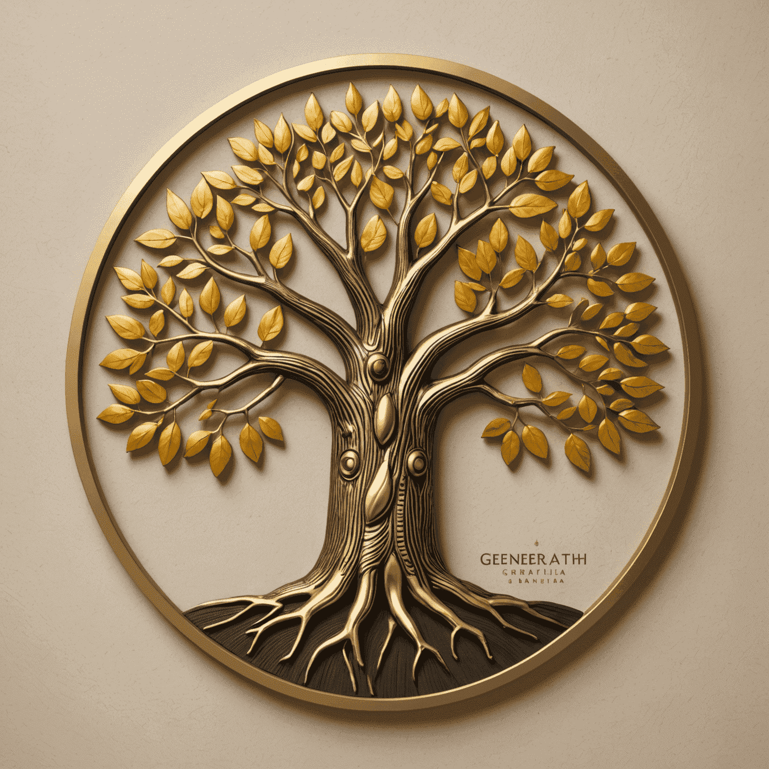 GeneraWealth SA logo featuring a stylized baobab tree with golden leaves, symbolizing growth and prosperity in South Africa